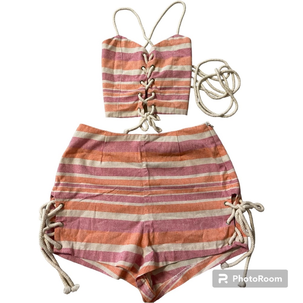 ECRU stripe set